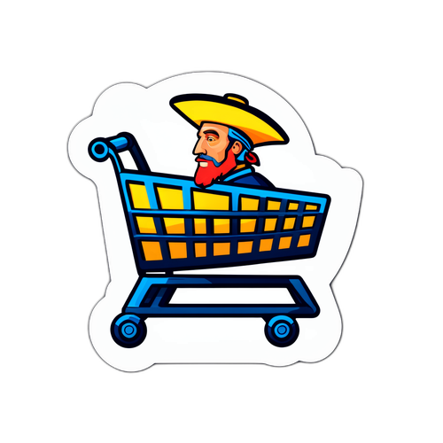 ドン・キホーテ風のお買い物カートデザイン