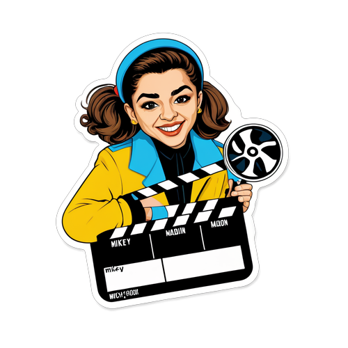 Funky Mikey Madison Film Sticker