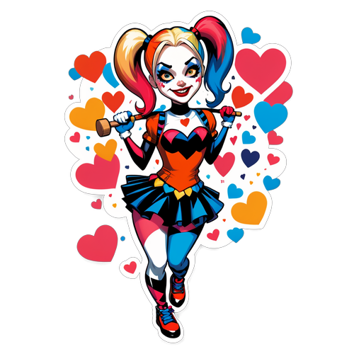 Huwag Palampasin: Harley Quinn na May Mallet at Puso sa paligid!