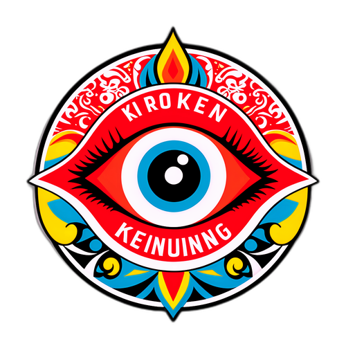 Øye-fangende klistremerke av Kronen Zeitung-logo