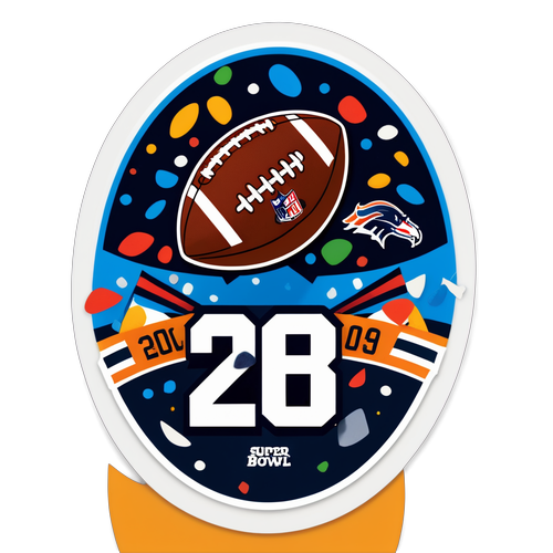 Masayang Sticker ng Super Bowl 2025