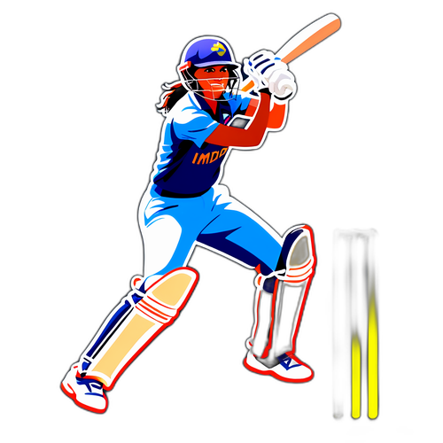 क्रिकेट के मैदान पर जमैमा रोड्रिग्स