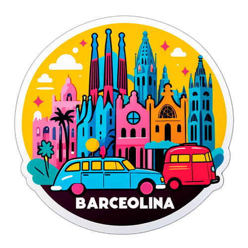 बार्सेलोना का एक विचित्र दृश्य