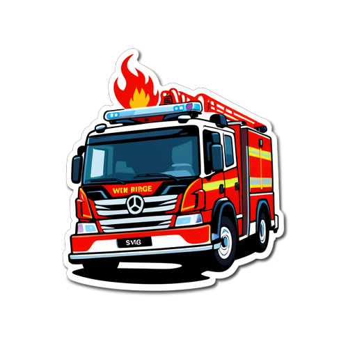 Feuerwehr Wiener Neustadt während eines Einsatzes in der Stadt
