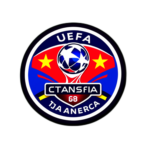 UEFA Κατάταξη με Φόντο Στάδιο Ποδοσφαίρου