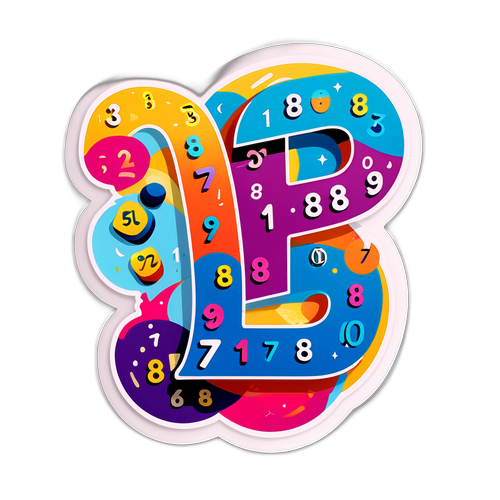 Design de adesivo inspirado na Lotofácil 3589