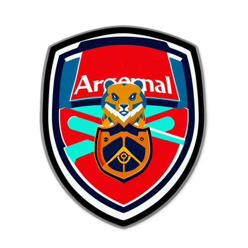 Stiker Mascot Gunners Arsenal