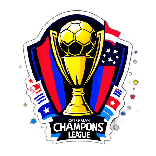 Наклейка з трофеєм Ліги чемпіонів