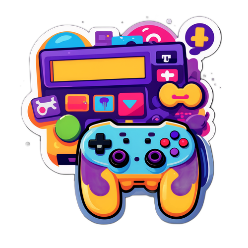 Ігровий наклейка з логотипом Twitch