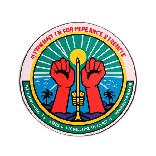 Un'illustrazione profonda che rappresenta la speranza di pace post-Fiumicino 1985