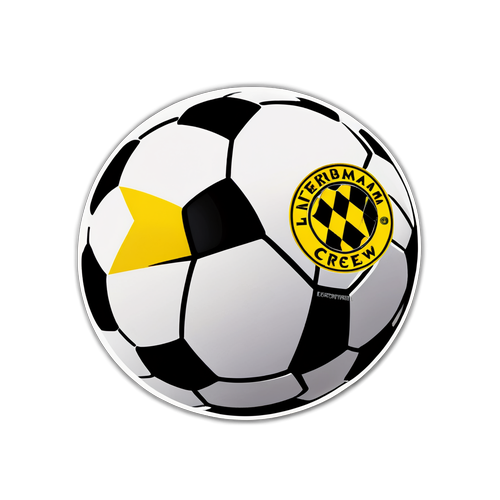 Inter Miami ve Columbus Crew Futbol Topu Sticker