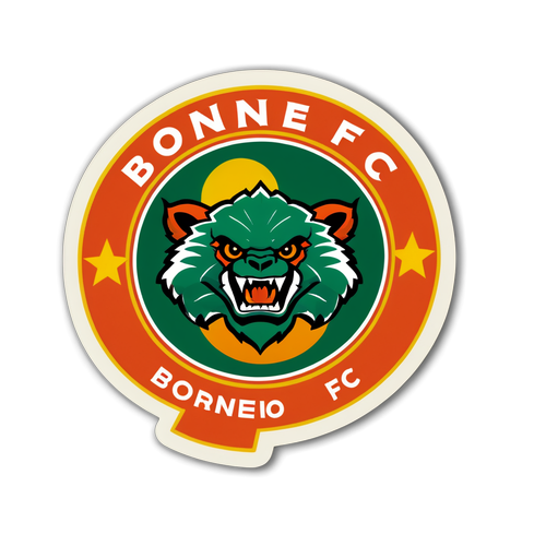 Stiker Mengagumkan! Lihat Borneo FC dengan Warna Ceria dan Maskot Keren di Stadion!