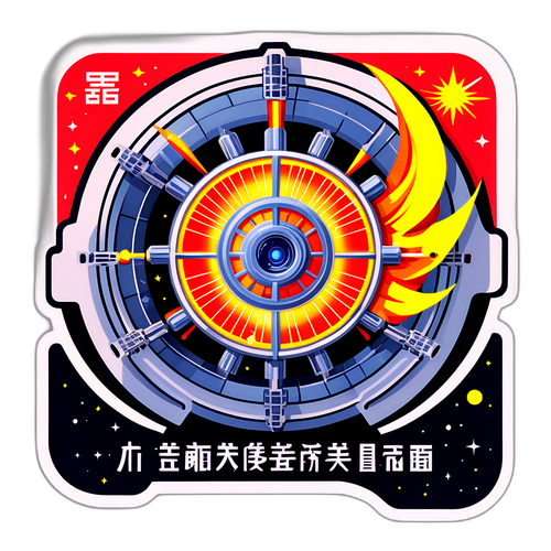 中国“人造太阳”贴纸