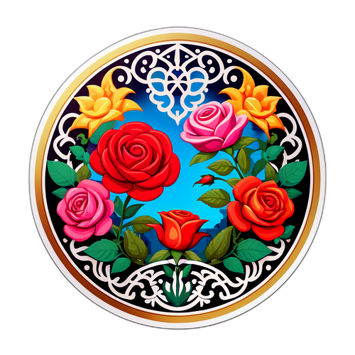 Sticker cu elemente culturale din Tangier