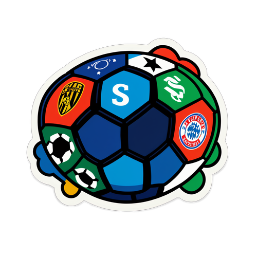 Superettan Sammanhållning: En Sticker Med Fotbollens Enande Symbolik!