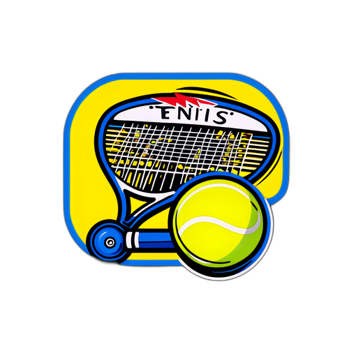 Hình ảnh trái bóng tennis và vợt