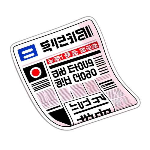 조선일보 헤드라인 스티커