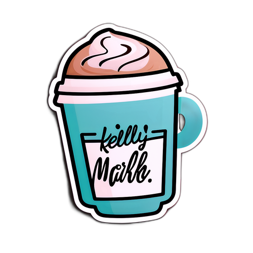 Cozy Coffee Cup Sticker
