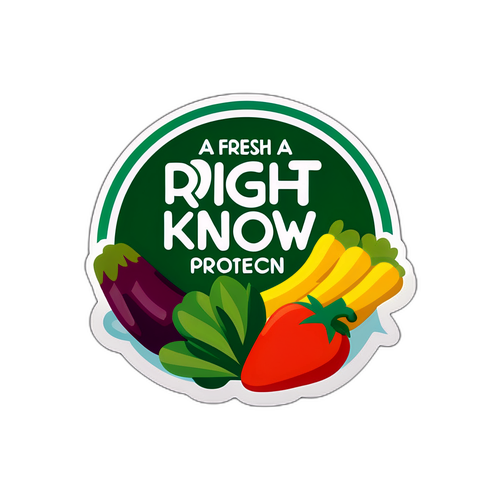 新鲜农产品贴纸