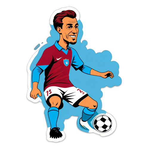 Simon Banza'nın Futbola Damga Vuran Anları: Trabzonspor'un Yıldızı! Vintage Tarzında Bir Sticker ile Keşfedin!