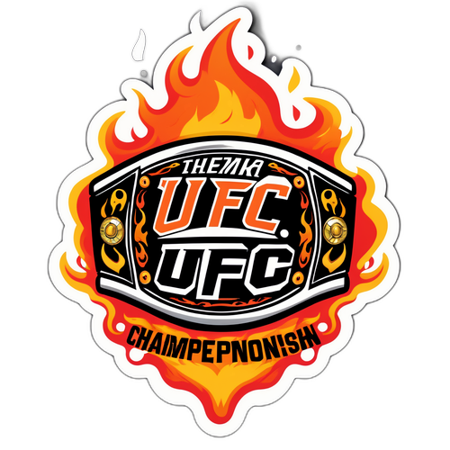 ऊर्जावान UFC स्टिकर