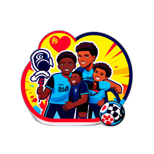 Takım Tutkusunu Yansıtan Renkli Sticker