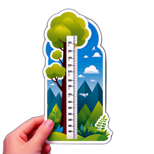 Gráfico de Crescimento com Fundo Natural