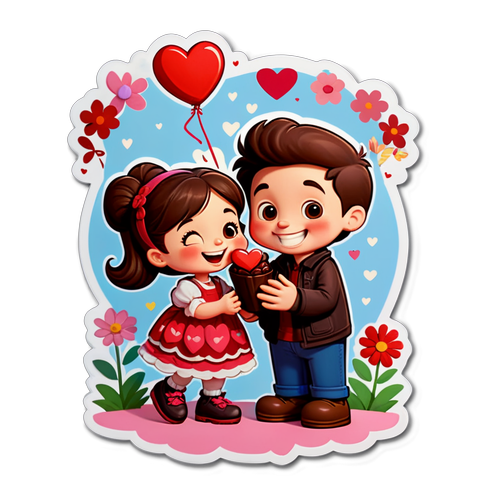 Sticker 'Selamat Hari Valentine'