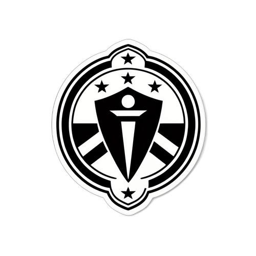 スポーティなデザインのコリンチャンスチームエンブレム