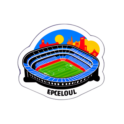 스포츠 스타디움 실루엣 스티커