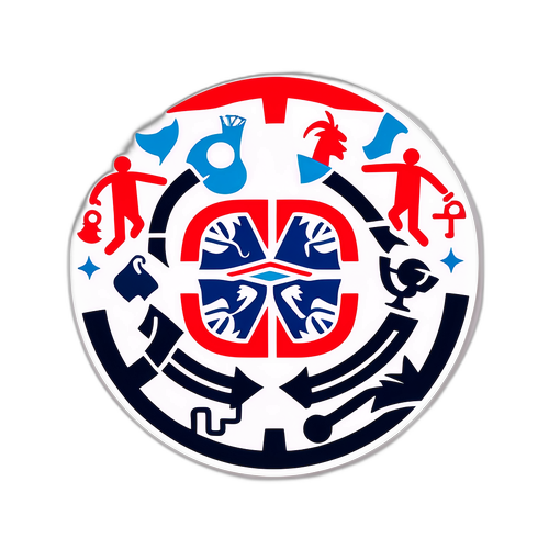 Nordisk tema klistremerke for Europaligaen