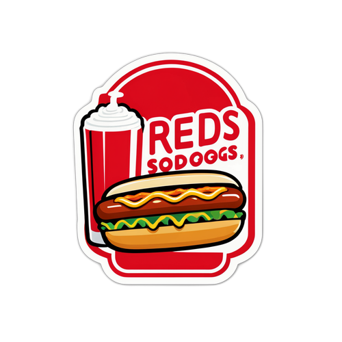 Nostalgic Reds Game Day Sticker