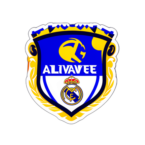 สติ๊กเกอร์คะแนนการแข่งขันระหว่างอาลาเวสและเรอัล มาดริด