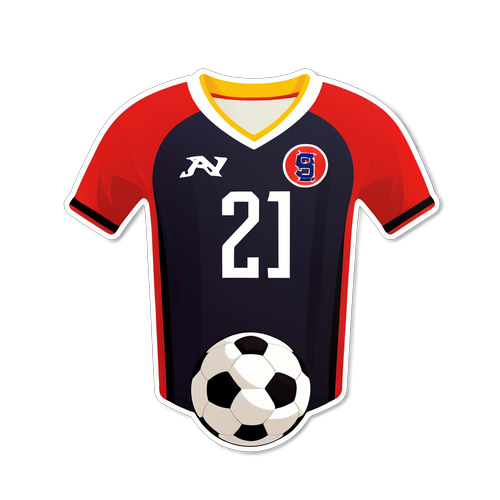 Sticker áo đấu và bóng đá