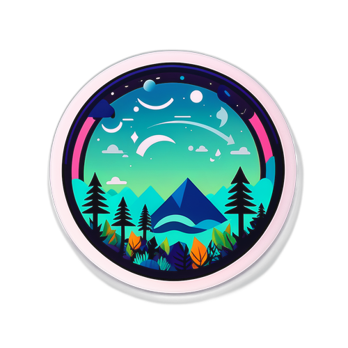 科技與自然主題的獨特PLTR圖案