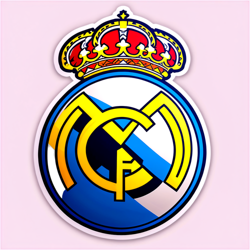 Real Madrid Crest Sticker