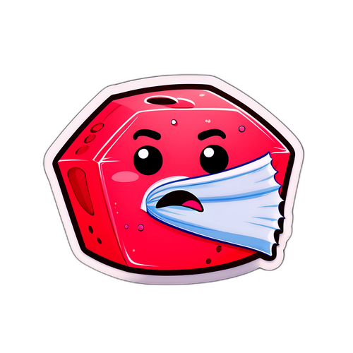 Ilustrasi Kartun Virus Influenza yang Comel
