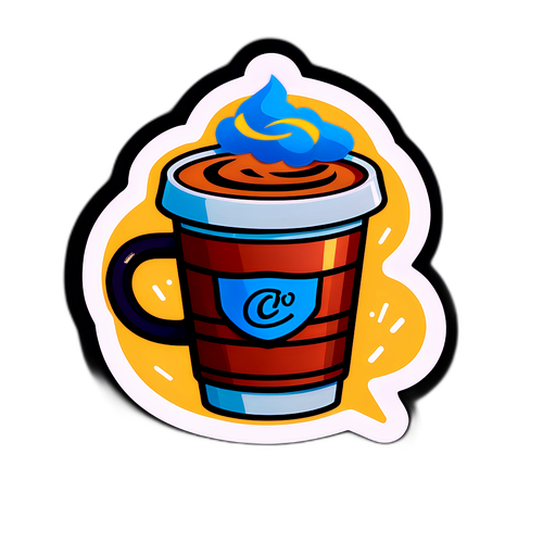 Adesivo di Caffè Con Logo Amazon Prime Day