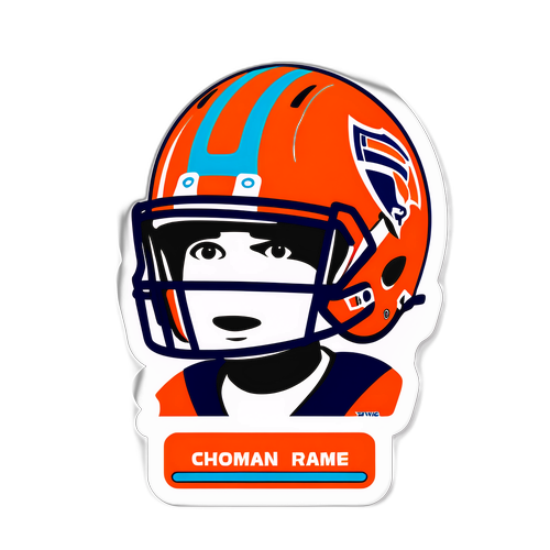 สติกเกอร์การเดินทางสำหรับเกม NFL ที่น่าตื่นเต้นในอเมริกา