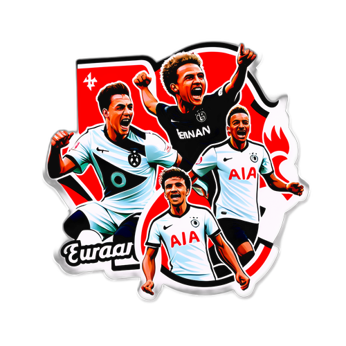 프랑크푸르트와 토트넘 선수 스티커