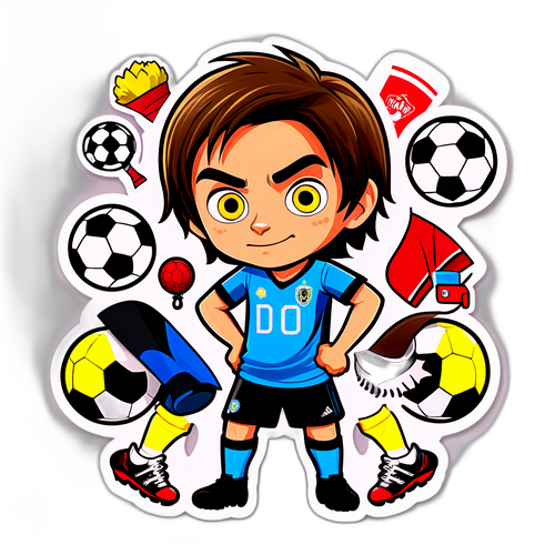 Stiker Kartun Dendi Ramadhona