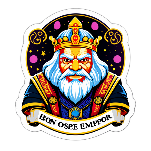 สติกเกอร์สำหรับโอกาสให้ผู้ติดตามร่วมสนุกในรายการ "ฮอน กระเสม: จักรพรรดิ"