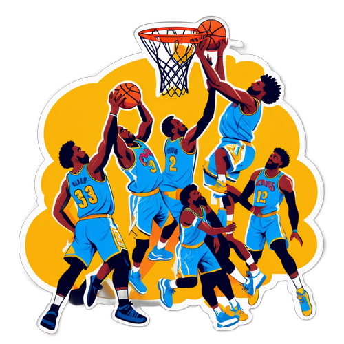 Desenho de uma Cena Intensa de Jogo