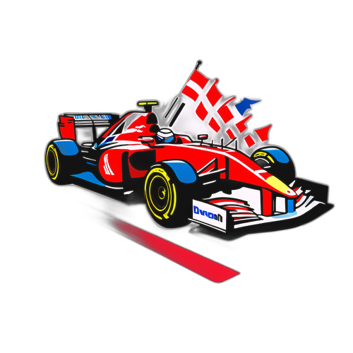 Sticker ya Mashindano ya Formula 1