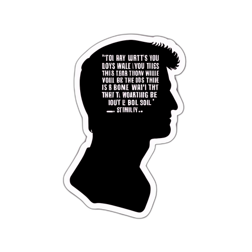 Motivational Silhouette av Sylvester Stallone