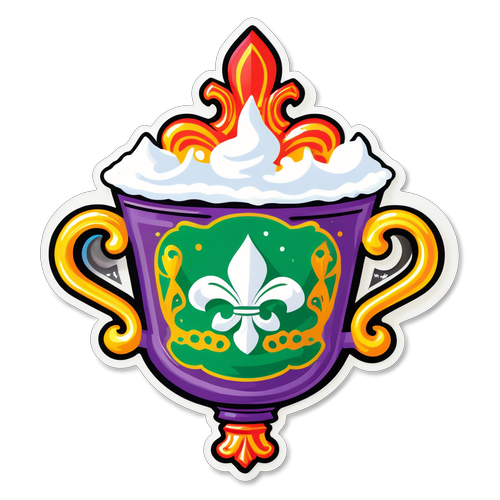 Vibrant Sugar Bowl Logo Sticker