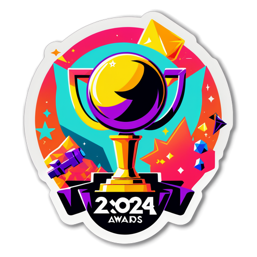 Sticker na Nagdiriwang sa Game Awards 2024