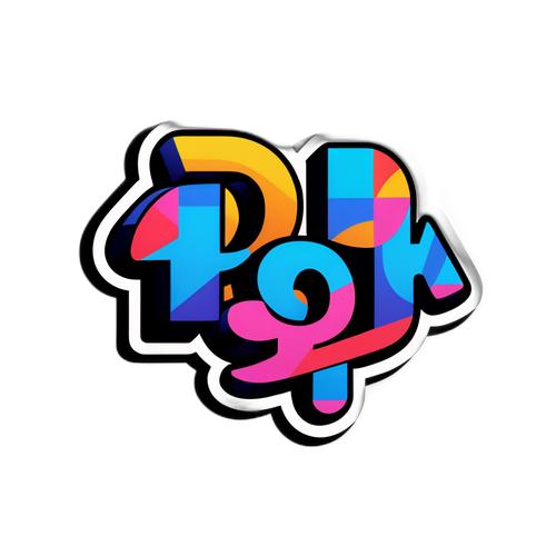 獨特風格的「grok」貼紙