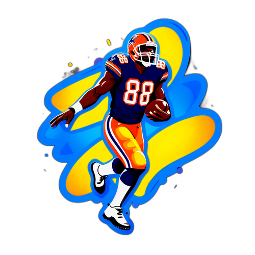 Touchdown Celebration Sticker