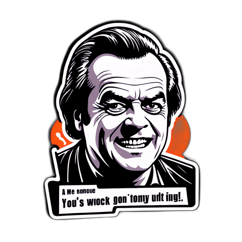 Jack Nicholson Filmklipp Klistermärke